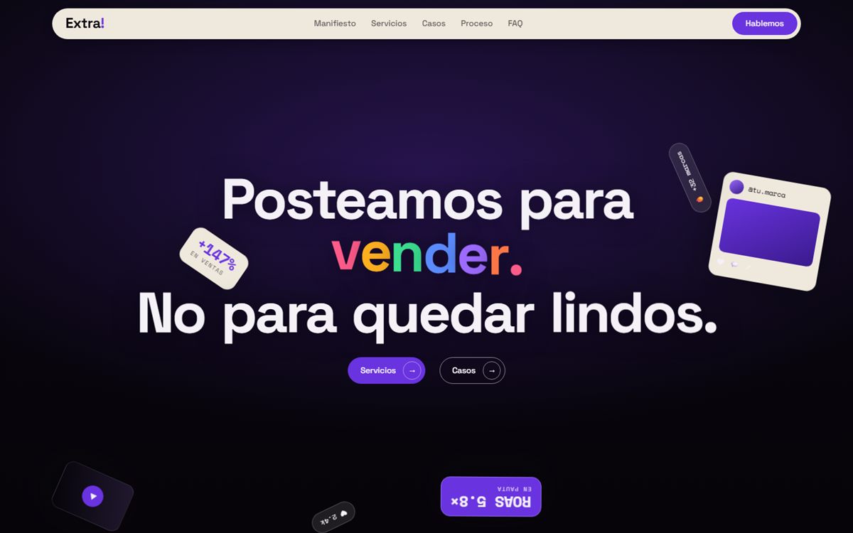 Sitio de Extra! Servicios